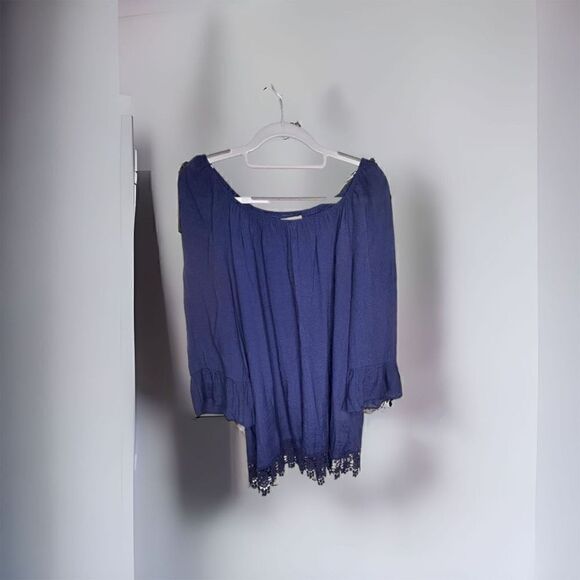 Westport 1962 blue lightweight shirt women’s size 1x - Picture 1 of 12